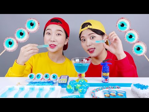 蓝色食品果冻甜点美食多纳 DONA