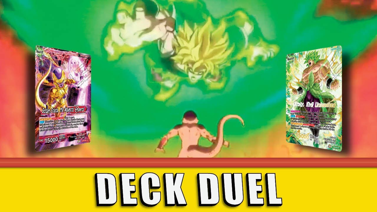 Broly, Evil Unleashed vs. Golden Frieza, the Majestic Emperor | DBS Deck Duel