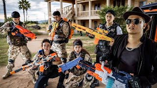 LTT Nerf War: SEAL X Trains New Warrior for Epic Nerf Guns Battle!