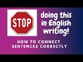 Using Connectors and Reconnecting Words