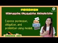Understanding Modal Verbs and Obligations