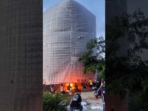 هكذا انتهت تجربة أكبر منطادٍ في العالم !