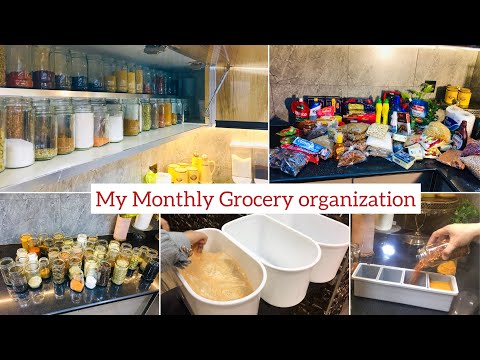 My Monthly Grocery | How I Organize My Monthly Grocery | Jam Jar Reuse Ideas | Informative video