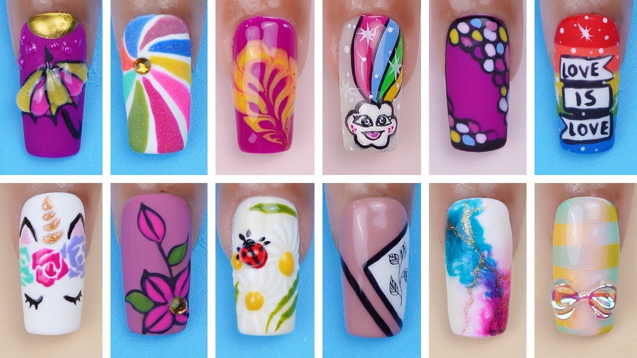 10+ Easy and Beautiful Nails Art Design Idea for Girl 