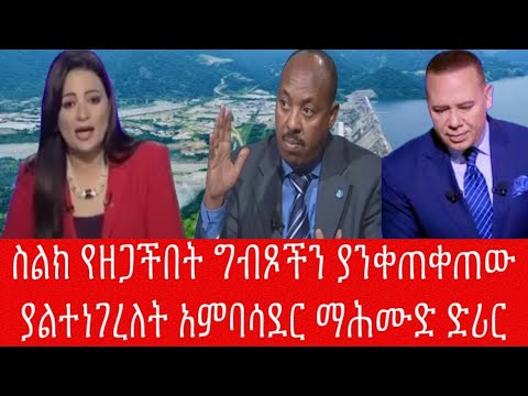 ስልክ የዘጋችበት ግብጾችን ያንቀጠቀጠው ያልተነገረለት አምባሳደር ማሕሙድ ድሪር