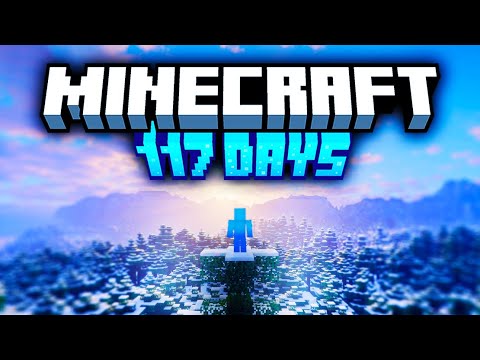 Surviving 117 Days In Snowy Minecraft