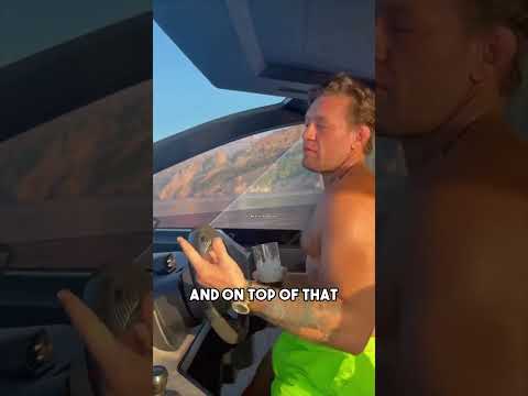 Conor McGregor Loves His $3,500,000 Lambo Yacht!