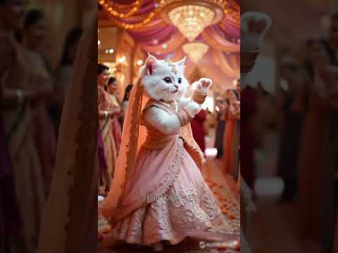 Kitten Cute Wedding Dance Heart-touching ๐พ #shorts #kittenrescue #animalrescue