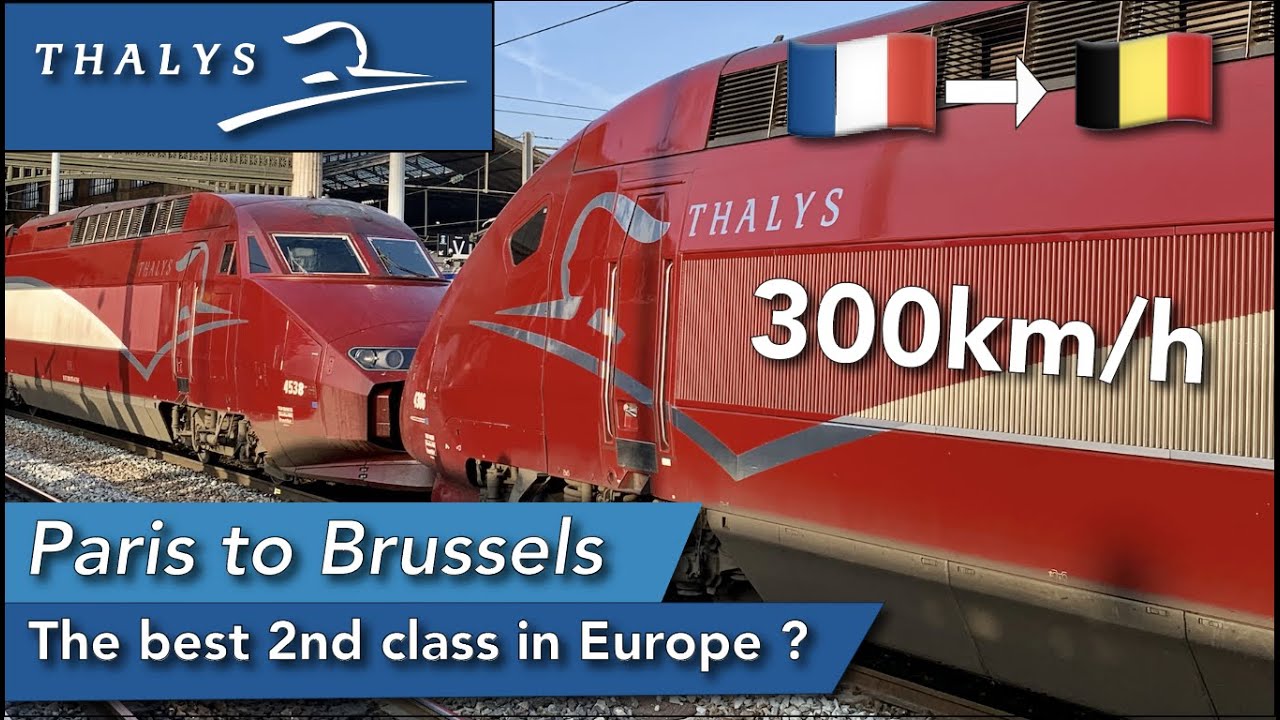 Thalys 2nd class experience! The best 2nd class in Europe?