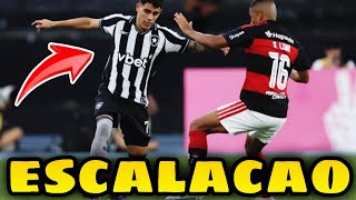 SAIU AGORA A ESCALAÇÃO DO BOTAFOGO X FLAMENGO 