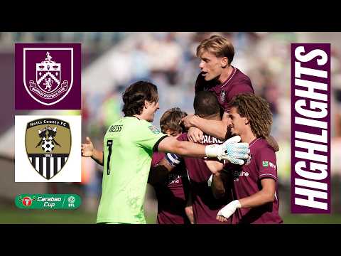 Temps forts du match Burnley - Notts County