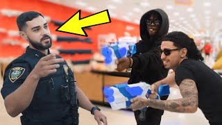 Sh00t!ng at The Police With Nerf G*ns! **GONE WRONG**