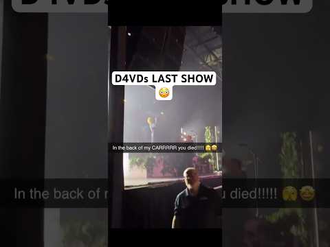 D4VD Confessed At His Last Show.. 😳 #d4vd