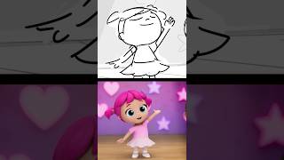 Princess Ballerina Dance! 🩰 The Making of Little Angel #shorts