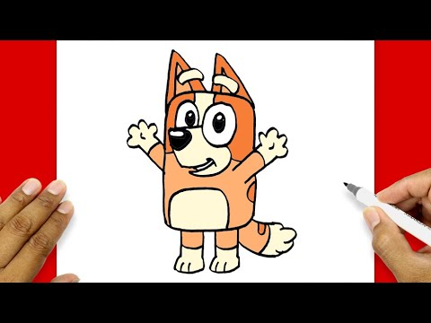 How To Draw A Cartoon Characters | Bingo Drawing Easy