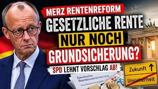 Merz Rentenreform erklärt: Wird die gesetzliche Rente nur noch Grundsicherung.