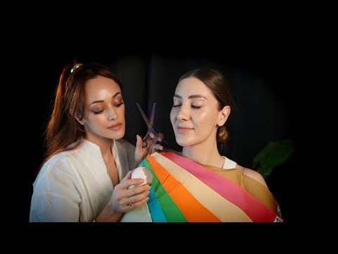 ASMR Styling Color Analysis | Soft-Spoken Draping, Lint Rolling, Fabric Sounds, Triggers & Tingles