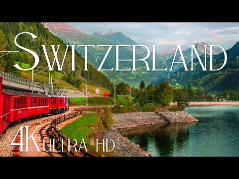 Horizon View in Switzerland - Beautiful Nature and Villages With Relaxing Music - 4k VideoHD