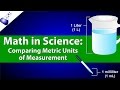 Measurement Units and Biological Sizes