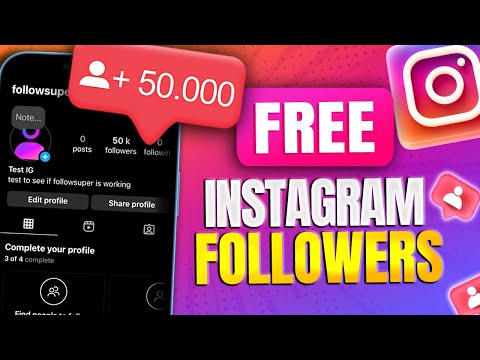 🔴 How to Get FREE Instagram Followers in 2024 👥 50,000+ Followers on Instagram for FREE!