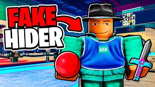 Pretending To Be a FAKE HIDER As a Seeker In Ink Game