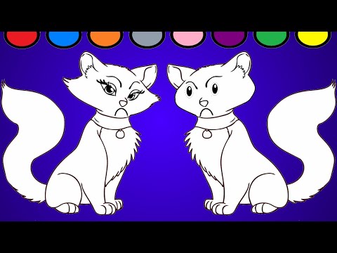 Cat Coloring Pages | Fun And Cute Drawing For Kids
