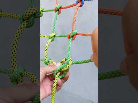 Ideas of tying rope net at home/ rope knot#222
