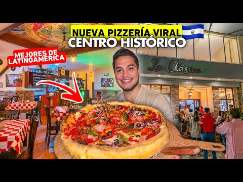 ¡Llegó al CENTRO HISTÓRICO la MEJOR PIZZA de El Salvador! 🇸🇻🍕 Pizzeria La Clásica