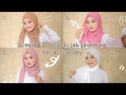 Tutorial & Gaya Hijab Pashmina Remaja Mudah & Kekinian Untuk sehari-hari, hangout & ngampus!