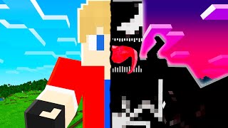 TRANSFORMAÇÃO em VENOM no Minecraft!
