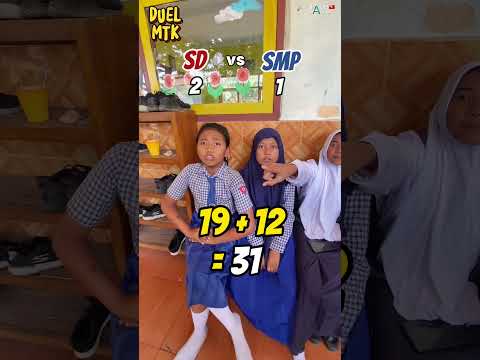 Duel MTK SD SMP #matematika  #shorts
