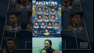 Argentina's World Cup Winning XI 🇦🇷🏆