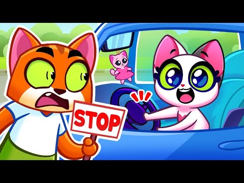 🚨 Don't Play in Driver's Seat 😨 Buckle Up 🚗 Safety Rules Songs for Kids 🎵