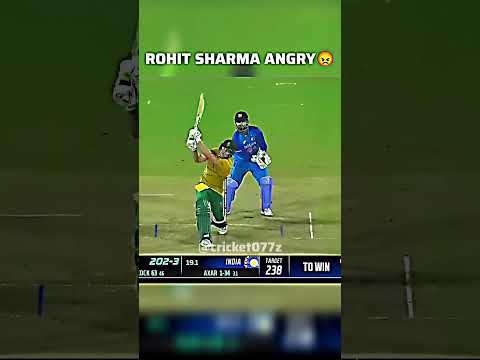 Rohit Sharma Angry mood 😡🤬 #shorts #cricket #trending #cricketlover