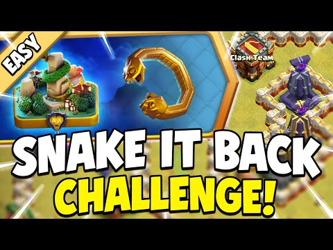 *Quick & Easy* 3 Star Snake It Back Challenge (Clash of Clans)