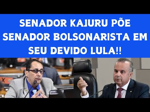 NA LATA: SENADOR KAJURU CHAMA ROGÉRIO MARINHO DE INVEJOSO E IMPLODE BOLSONARO!!