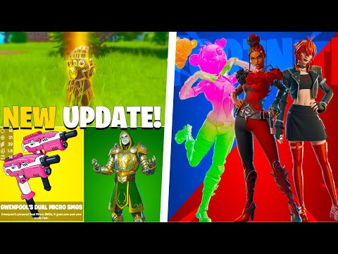 Fortnite NEW Update! (Thanos Remix LTM, Kratos Removed, Collab LEAKS)