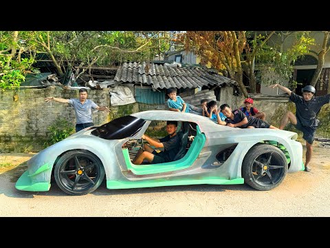 FULL VIDEO .. l built my own Koenigsegg Jesko supercar for my dad's birthday