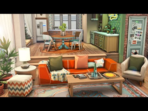 SITCOM APARTMENT 🍿 | NO CC | The Sims 4: Speed Build