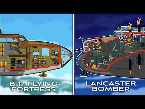 B-17 Flying Fortress VS. Lancaster Bomber