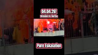 ESKALATION🔥in Dresden‼️Wieder steht der Fußball im falschen Licht!#herthabsc #dresden #eskalation