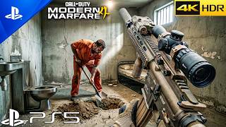 NORTH KOREAN PRISON ESCAPE MISSION | CALL OF DUTY MODERN WARFARE 4 GAMEPLAY 4K60FPS