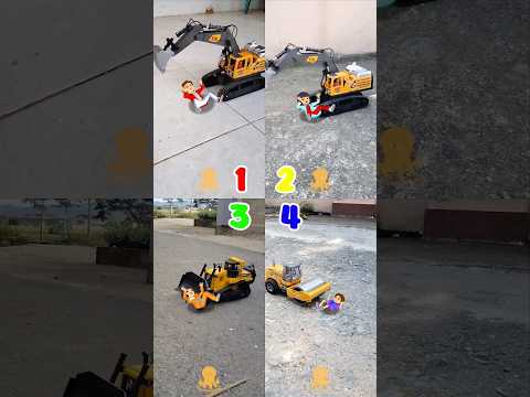 PILIH MANA? YUTA MIO DILEWATIN KENDARAAN BERAT #vfx #sakuralucu #sakurachannel #rc #toys #excavator