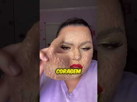 Ela tinha medo de tirar a maquilhagem?