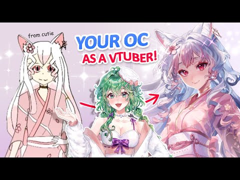 I Turned My Fan's OC into a VTuber! (Drawing+Animating)