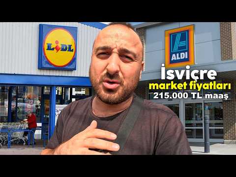 İsviçre'de Şu Fiyatlara Bakın | Asgari Ücret 215.000 TL🇨🇭