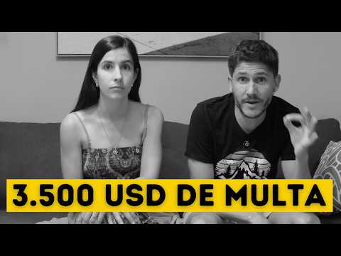 ❌ Nos hicieron una MULTA de 3.500 USD 😳