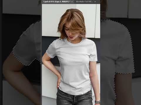 Hack de #Photoshop para poner un patrón en una playera 👕