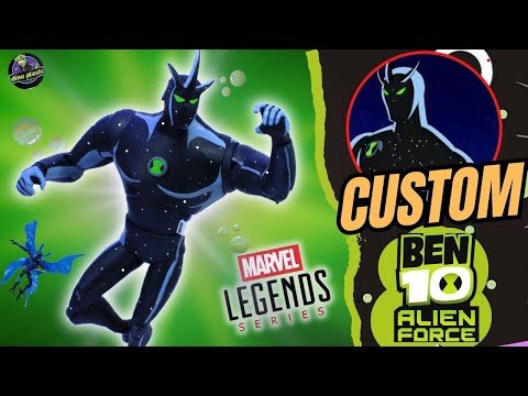 Custom Alien X !!!!!! 🗿🗿🗿#marvelegends  #ben10