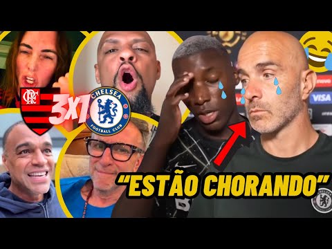 FLAMENGO FAZ CHELSEA CHORAR e ANTIS SE RENDEREM AO MENGÃO! VEJA a REPERCURSSÃO do AMASSO DO FLA 3x1
